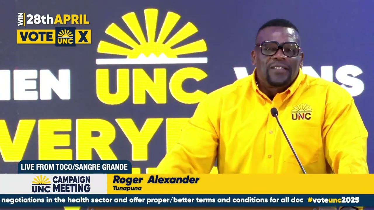 Roger Alexander | UNC Meeting | Sangre Grande - March 29, 2025