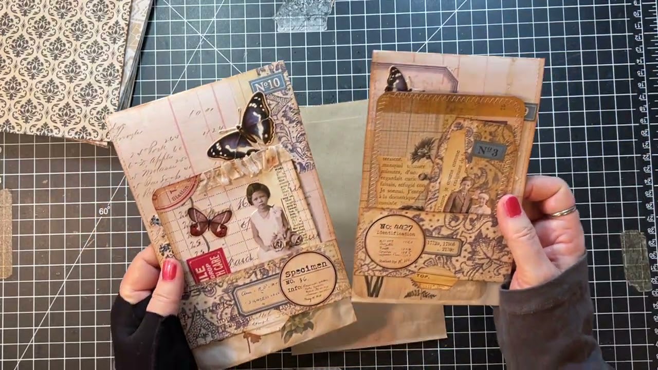 Making Ephemera! - Sack Flip Pocket Inspired by Laurette!