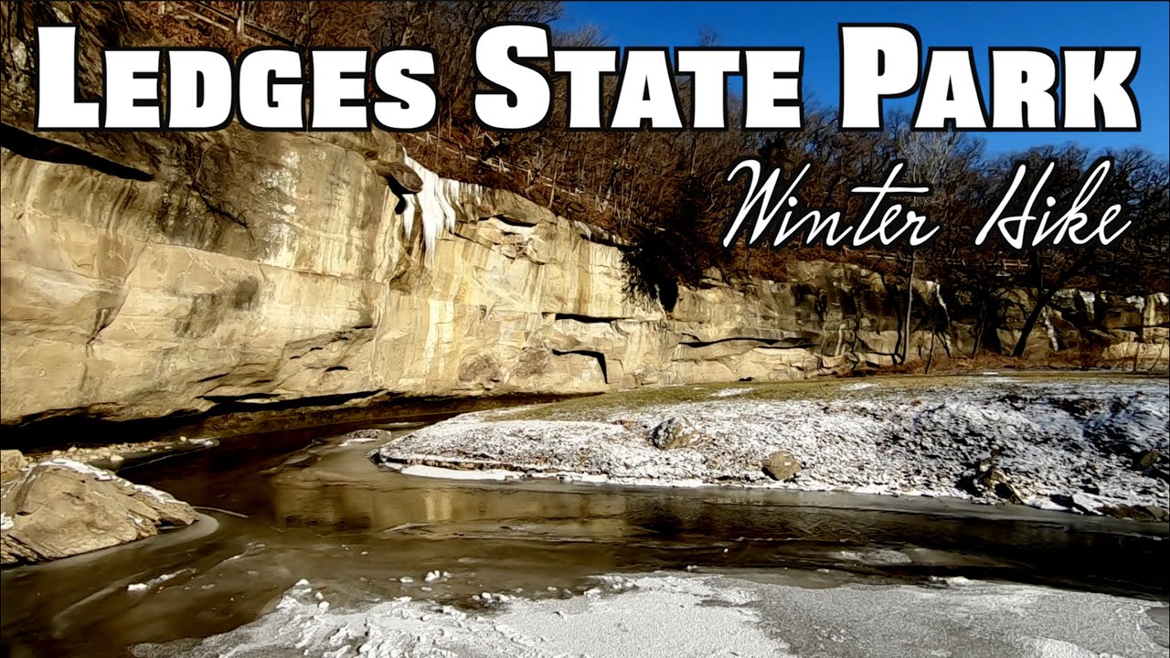 Iowa Hiking: Ledges State Park in Winter
