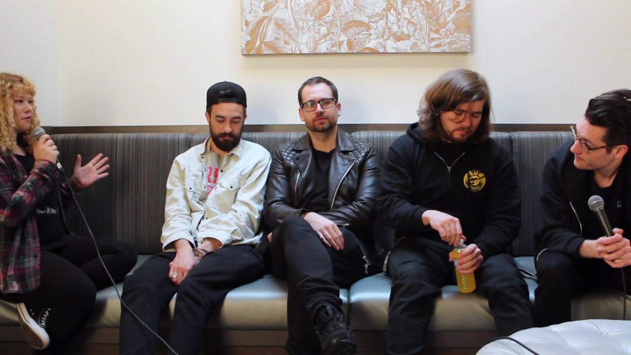 Bastille interview backstage at Ascend Amphitheater