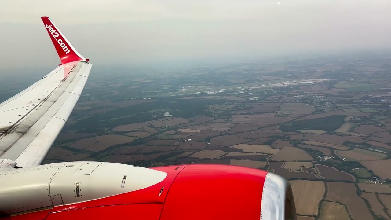 4K TAKE OFF ✈️JET2 (STN) STANSTED to (LCA) LARNACA SEAT 10A