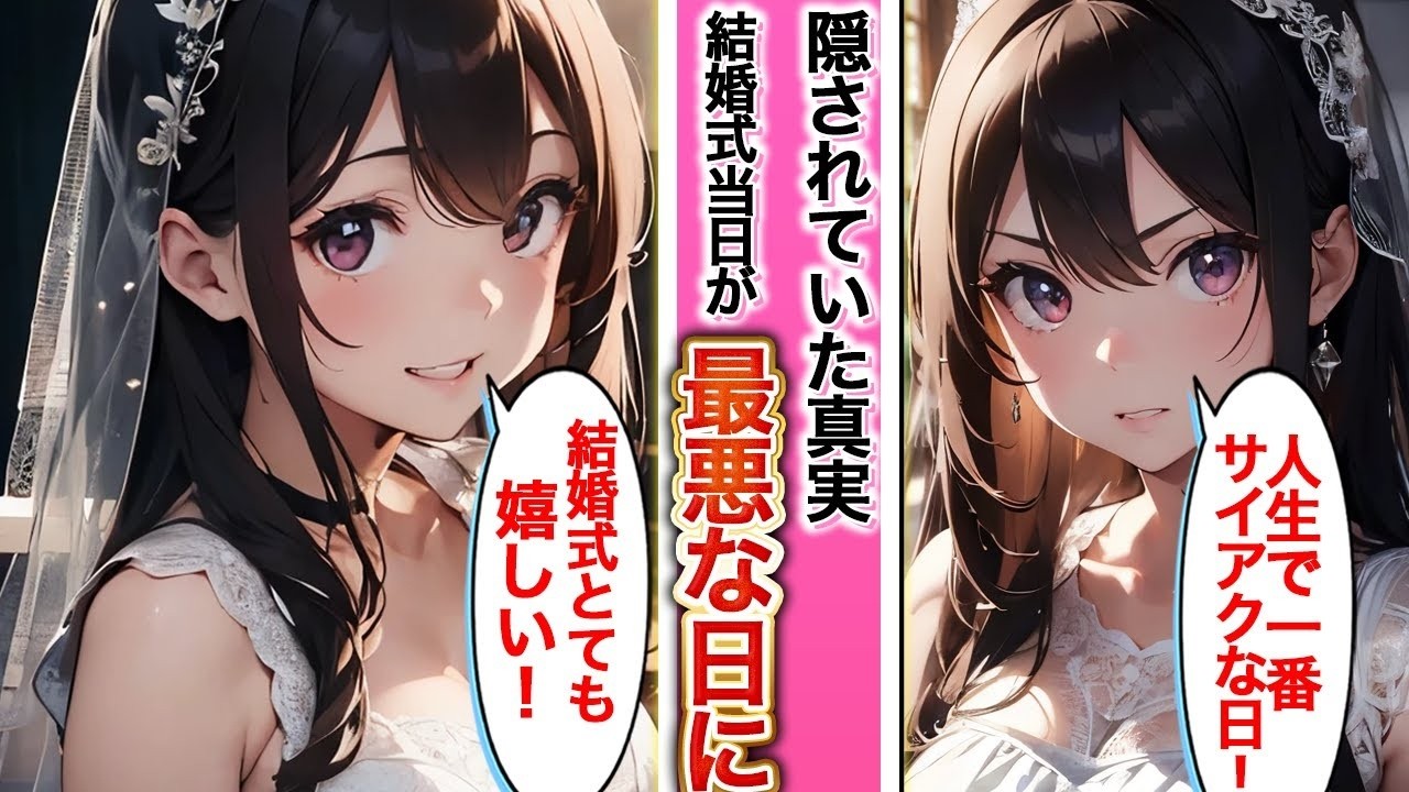 【スカッと漫画】結婚式当日がなぜかサイアクな日に。スカッと大逆転！！【AI漫画】