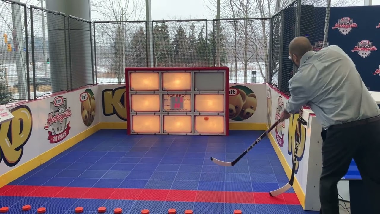 Hockey Sharp Shooter. Target Practice. Fun Times.