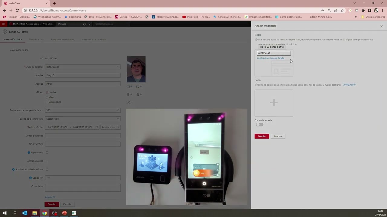 Puesta en marcha Control de Acceso HikCentral Access Control