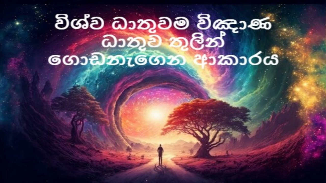 විශ්ව ධාතුවම විඤාණ ධාතුව තුලින් ගො‌ඩනැගෙන ආ‌කාරය | nirodaarana@gmail.com