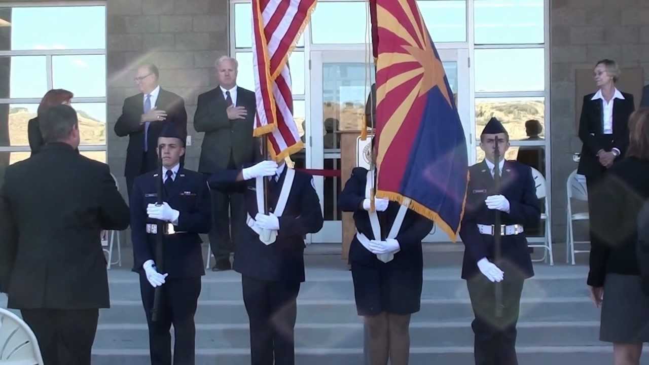 AZ-20063 Prescott JROTC Color Guard 26 Oct 2012