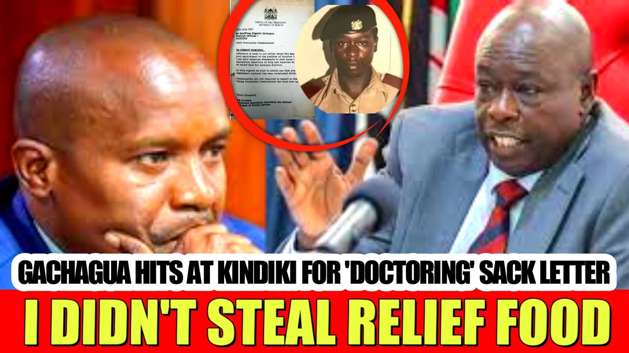 SIKUIBA CHAKULA! GACHAGUA FINALLY RESPONDS TO RELIEF FOOD SCANDAL FROM HIS DAYS AS DISTRICT OFFICER
