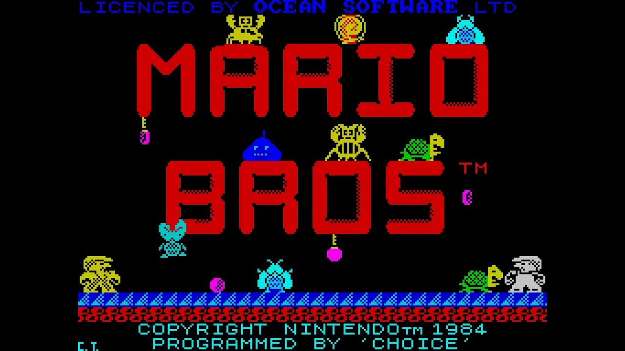 ZX Spectrum Longplay [255] Mario Bros. (EU)
