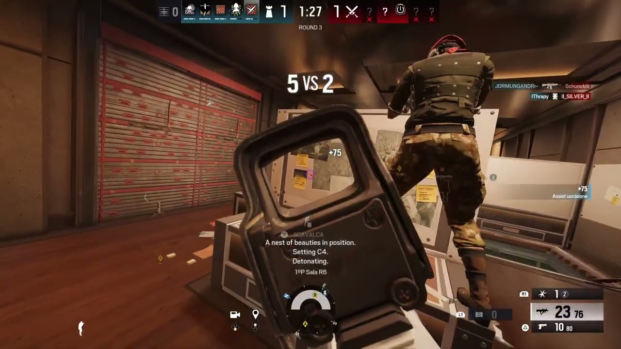 Riusciranno i nostri/vostri eroi a vincere una partita su R6? Lo scoprirete solo vedendo/vivendo.