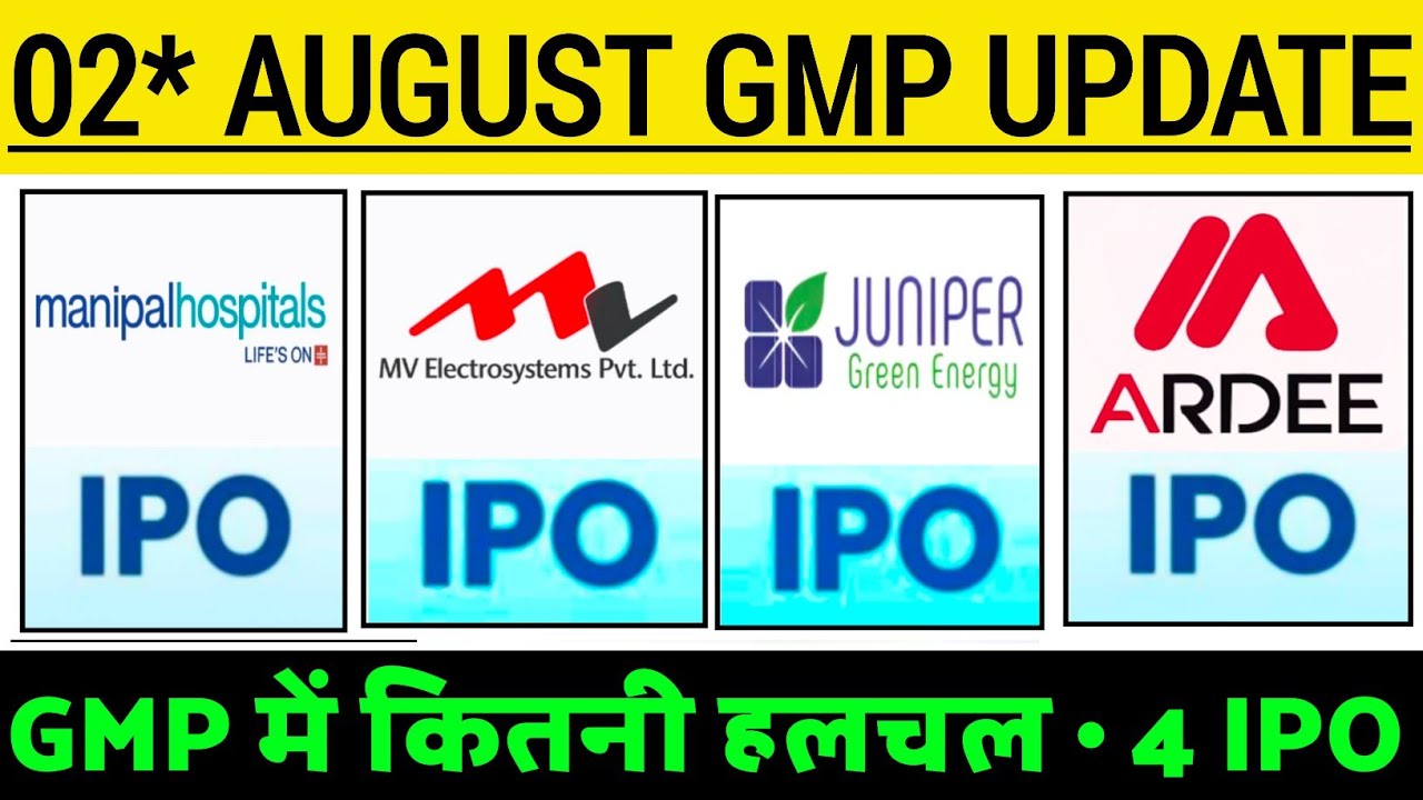 Manipal Health Enterprises IPO GMP status ? | MV Electrosystem IPO GMP status ? | Juniper Green IPO