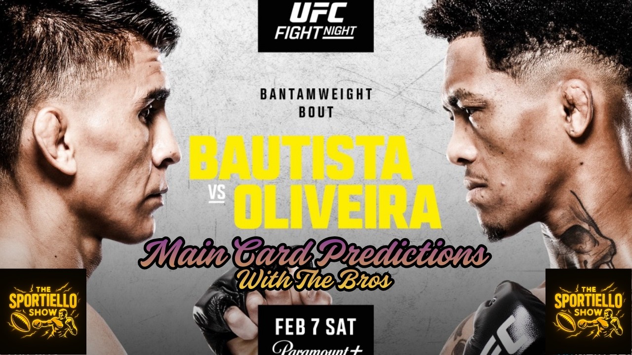 UFC Vegas 113- Bautista vs Oliveira Main Card Predictions