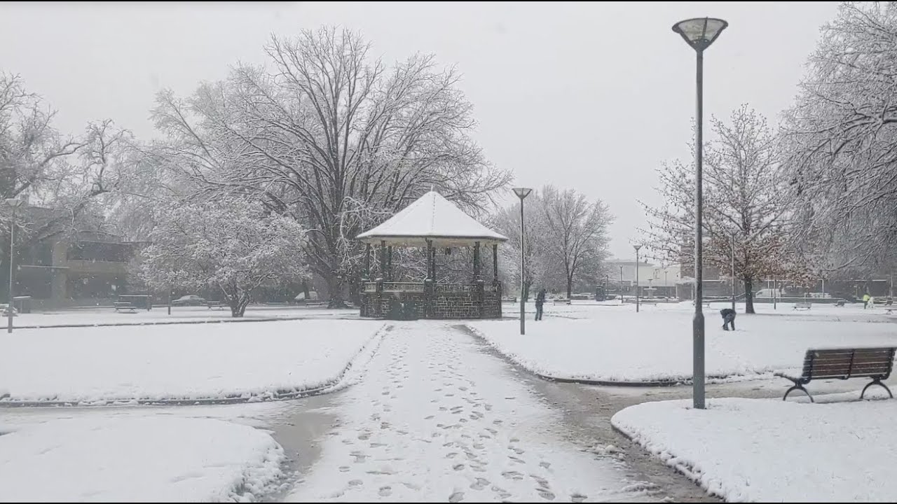 Snow in Orange NSW, June 2021