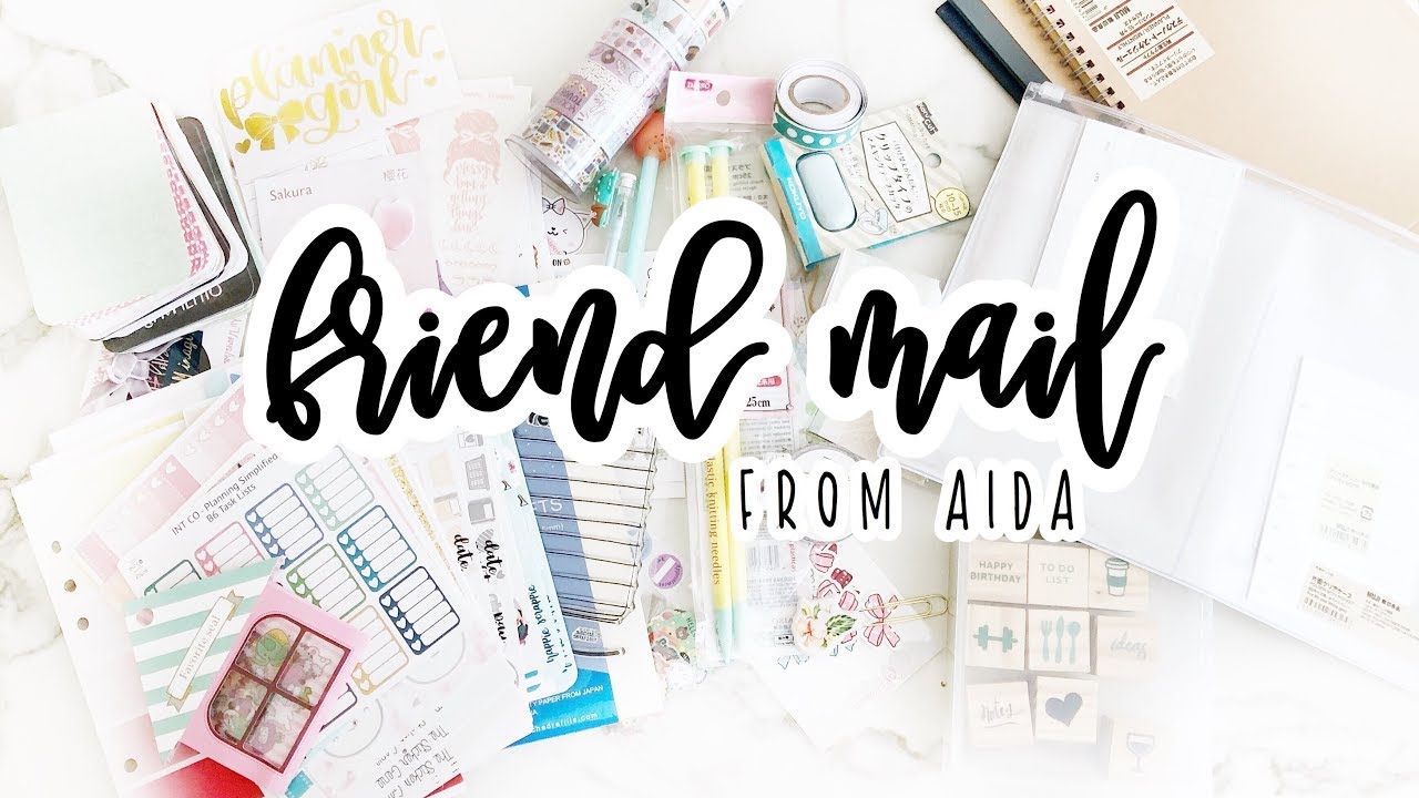 Planner & Stationery Friend Mail From Aida