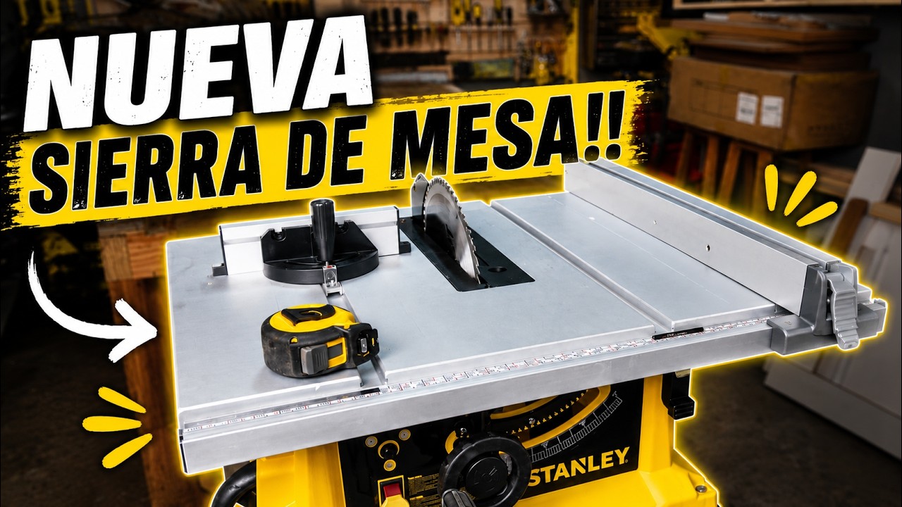 NUEVA SIERRA DE MESA!! | UNBOXING, pruebas y primeras impresiones!! | STANLEY SST2001