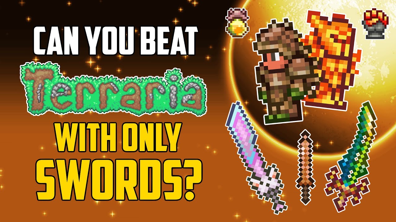 Can You Beat Terraria With Only Swords? | HappyDays