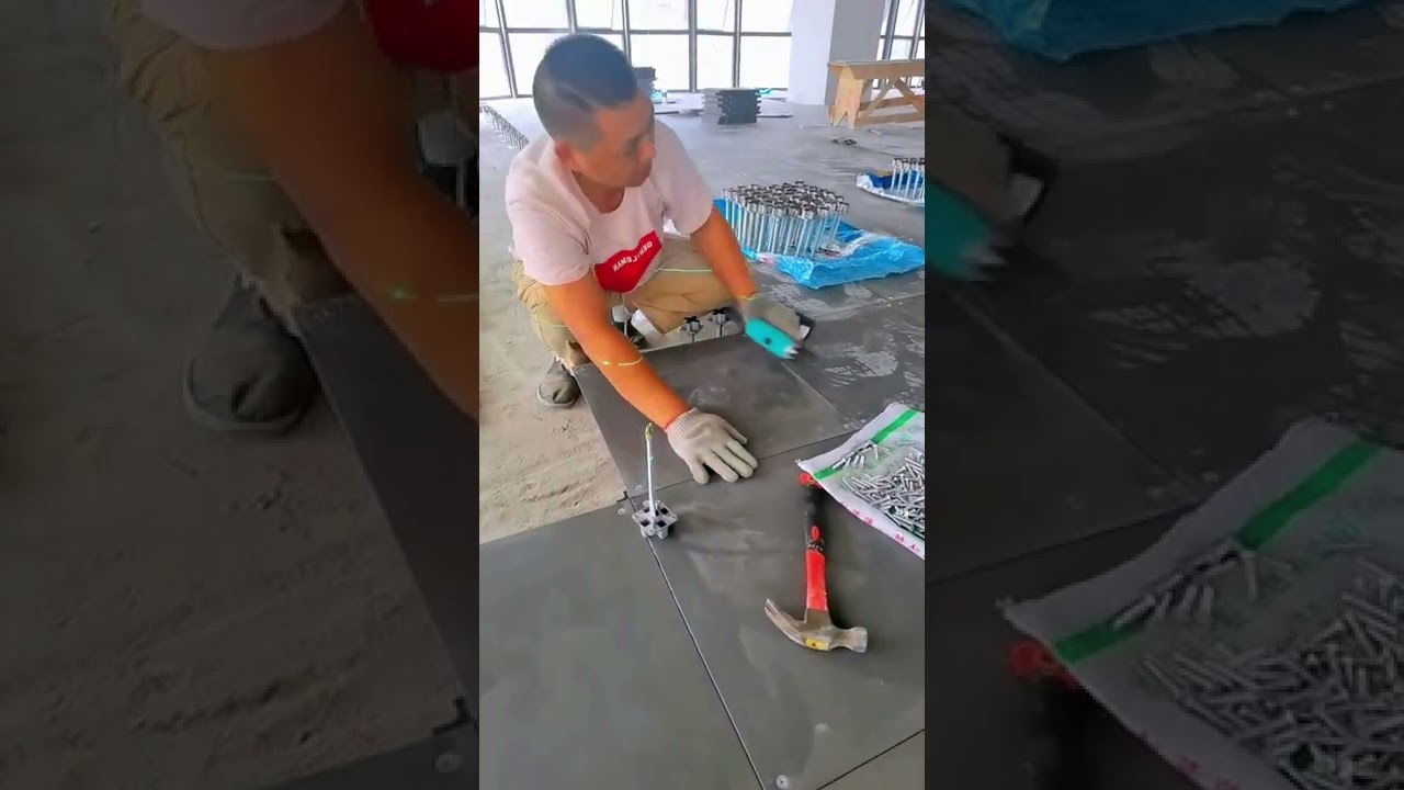 Install an ESD floor in the air- Good tools and machinery make work easy
