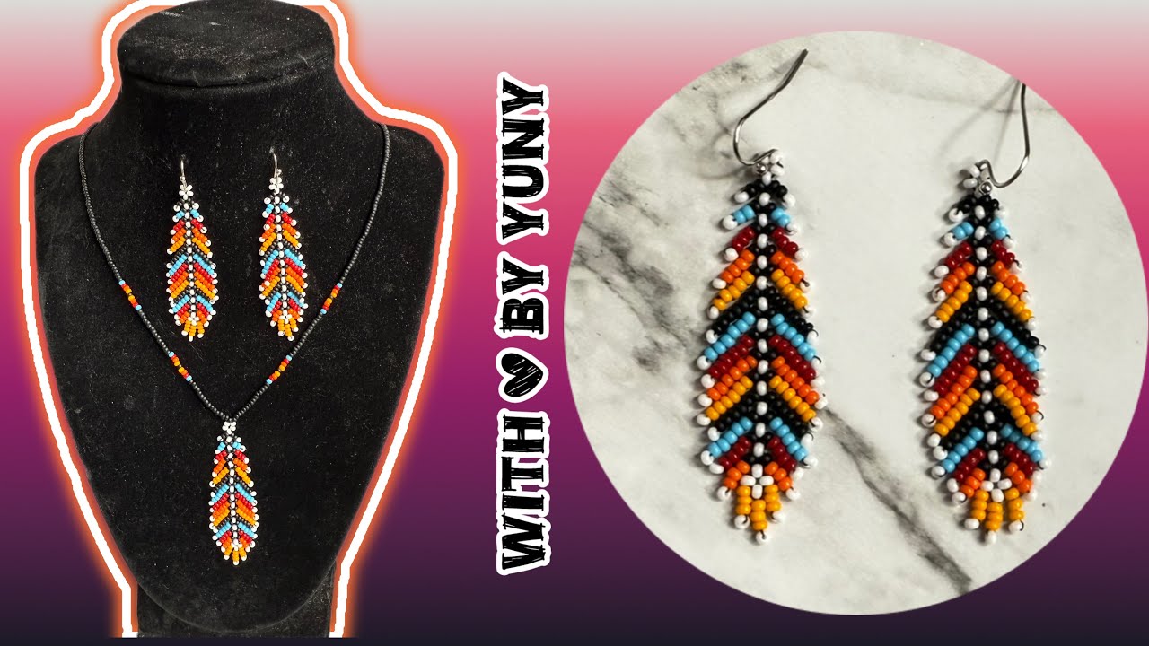 BISUTERIA FACIL Arete Nativo pluma #hechoamano #diy #bisuteriafacil