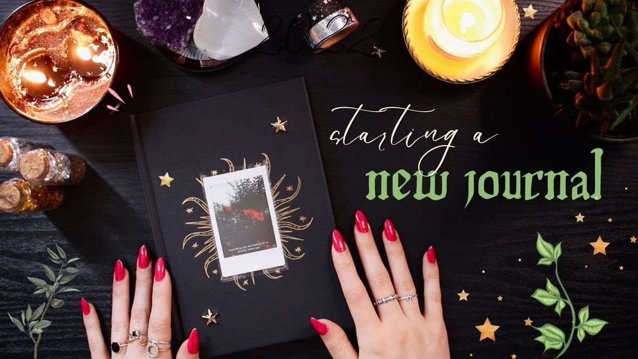 starting a new journal 🥀 2022 life journal setup