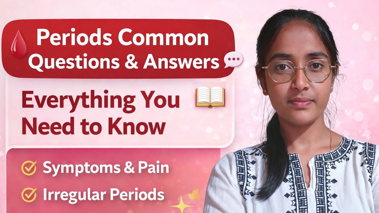 🧠 Is Period Pain Normal? 🤔 Periods Common Questions Answered 🩷