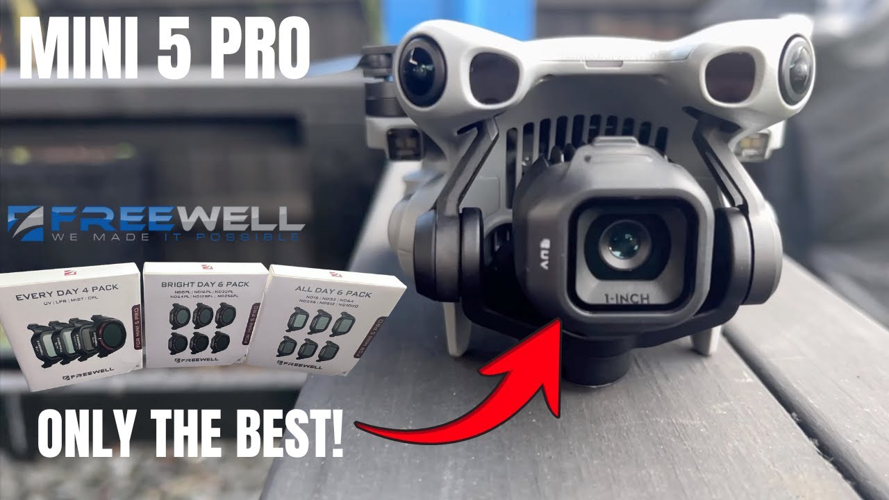 DJI Mini 5 Pro ND filters - Freewell Packs how and when tutorial