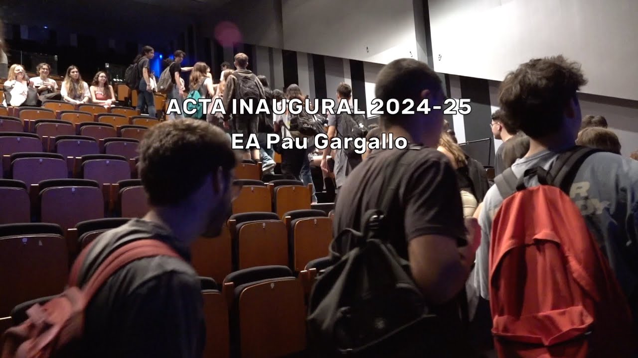 Acte Inaugural 2024-25 EA Pau Gargallo Final