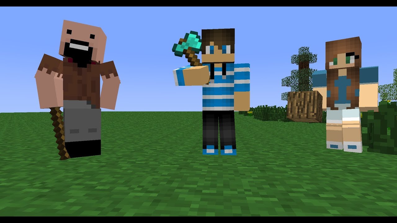Player School Episode 1: Building (Minecraft Animation)