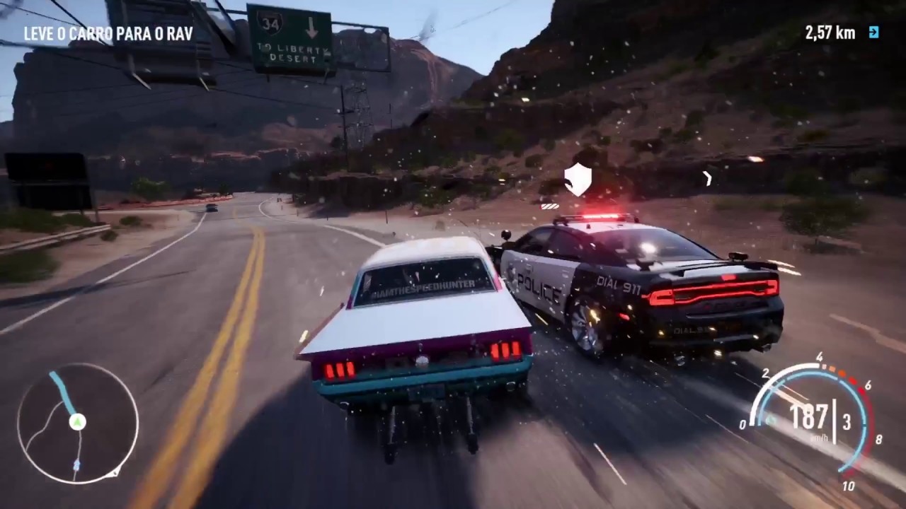 Fuga Com Ford Mustang - Novo Carro Abandonado - Need For Speed Payback