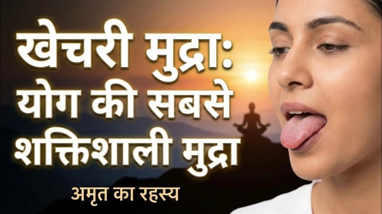 खेचरी मुद्रा: योग की सबसे शक्तिशाली मुद्रा Khechari Mudra: Yoga's Most Powerful Pose 