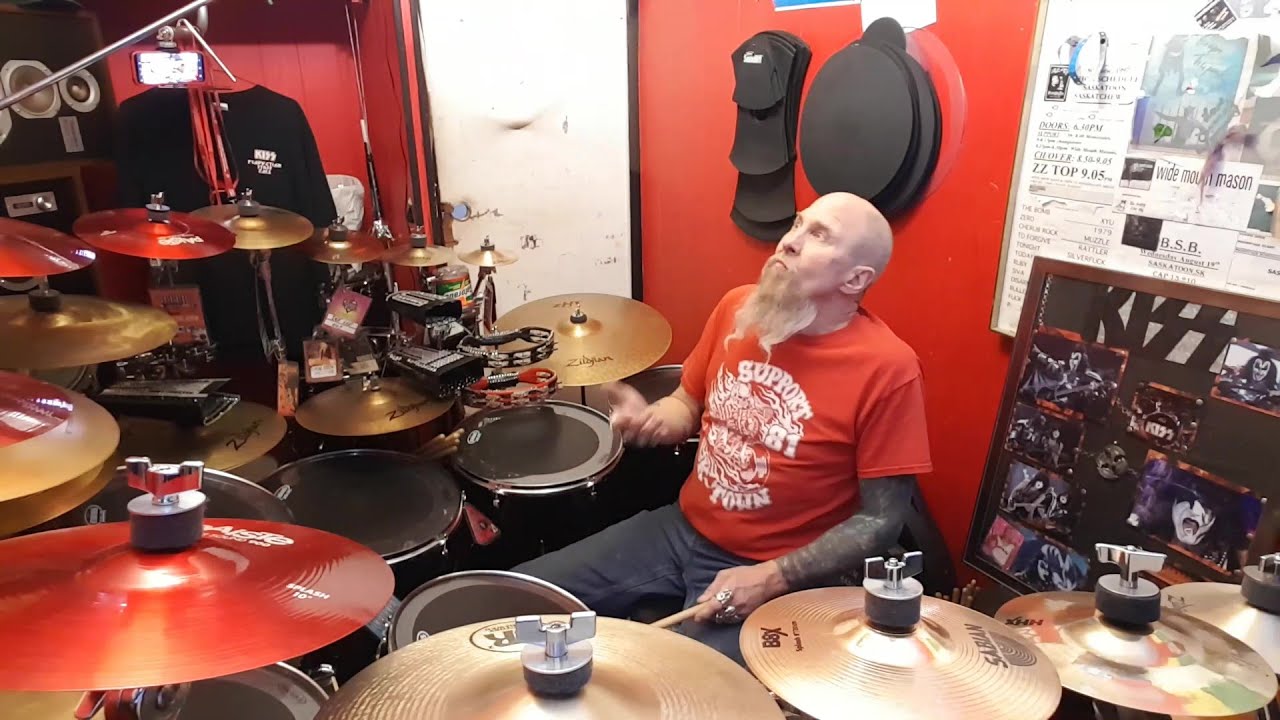 Headpins Don't It Make You Feel Like Dancing - Cell S9+ - Ole Rosssillly Drum Covers