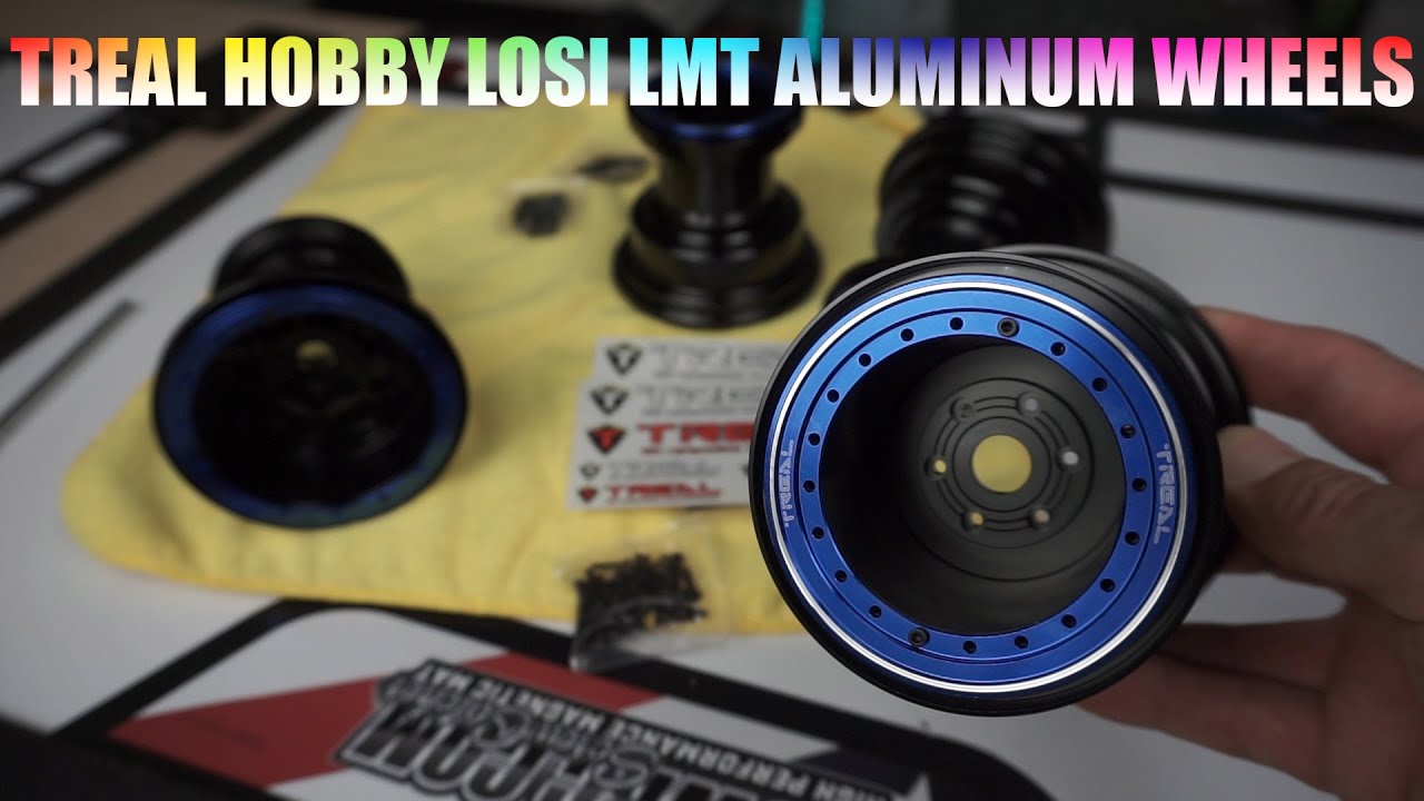 TREAL Aluminum Losi LMT Beadlocks Wheels Son Uva Digger