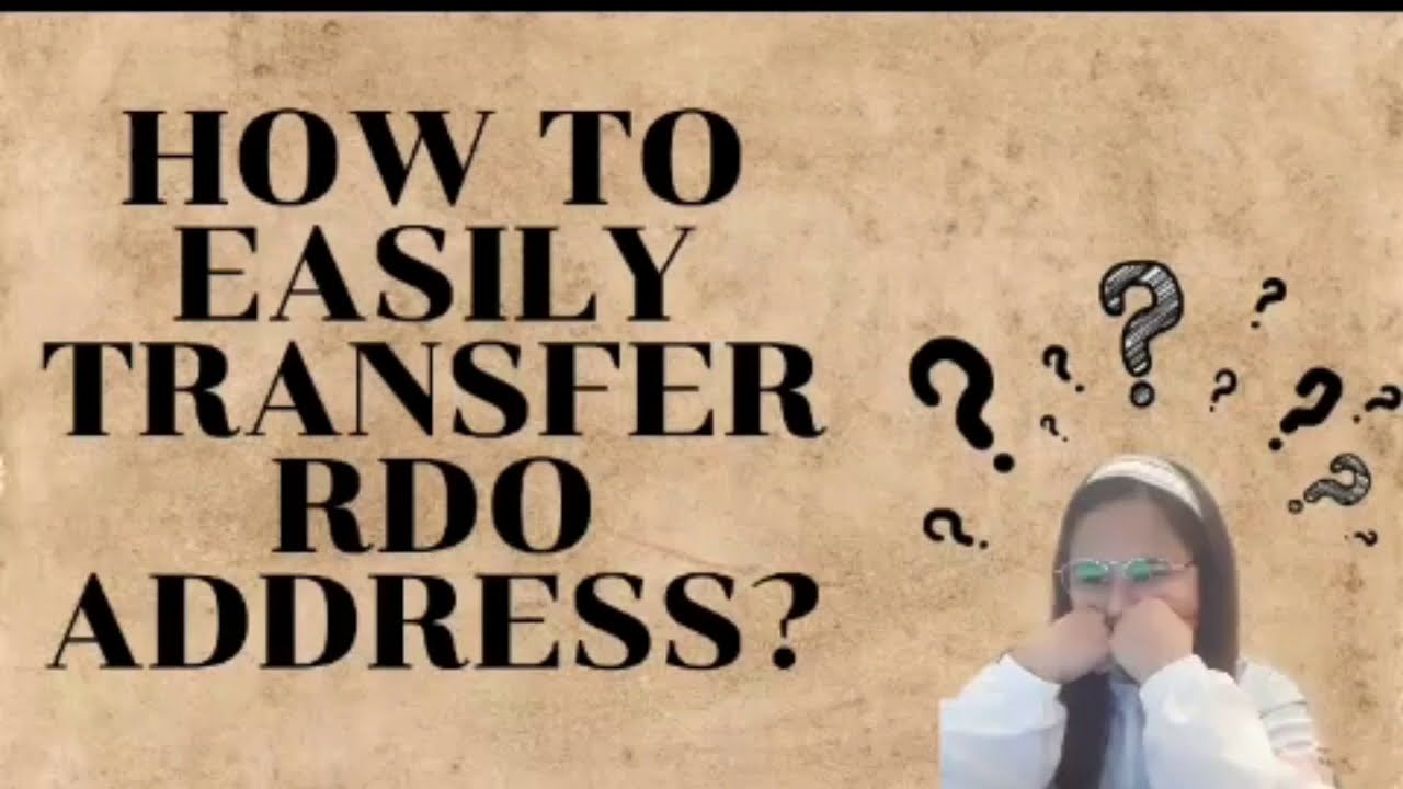 HOW TO TRANSFER RDO ADDRESS? | BIR FORM 1905