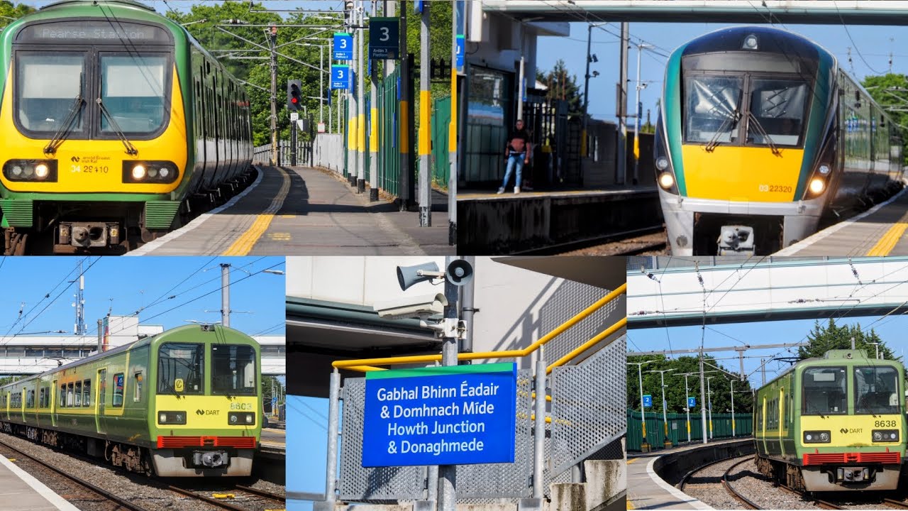 Passenger and Intercity Services at Howth Junction Station 2/6/23