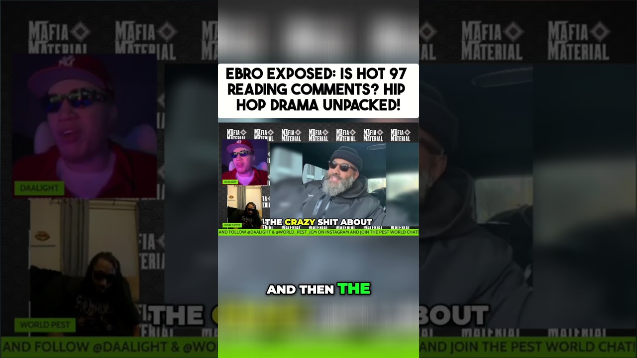 Ebro Exposed: Is Hot 97 Reading Comments? Hip Hop Drama Unpacked! 