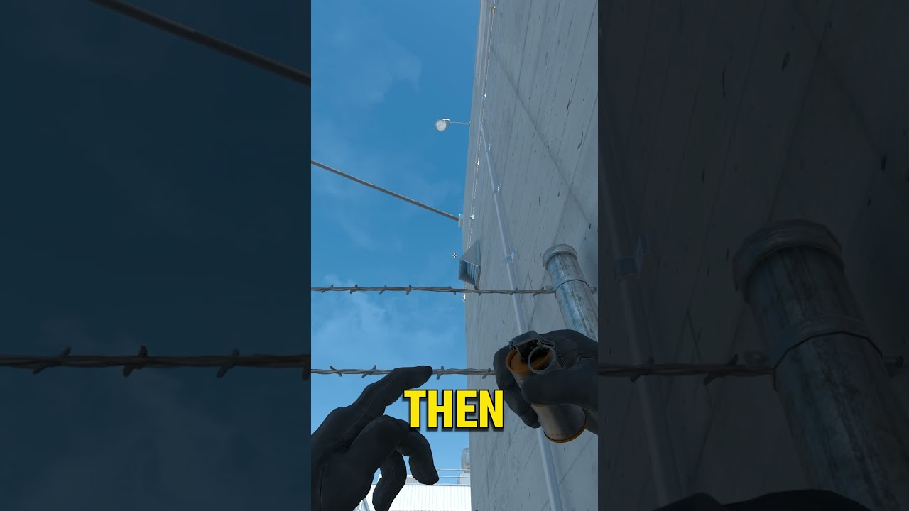 HERE'S AN ADVANCED SMOKE FOR MINI BLUE BOX ON NUKE #counterstrike2 #cs2