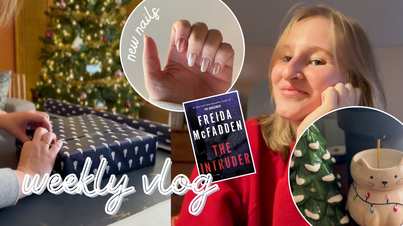 WEEKLY VLOG 🎄🎁| getting ready for vacation, wrapping presents, & cozy chats