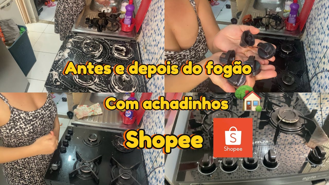 Transformando meu  fogão com peças da shopee, 🏡bora lá ?