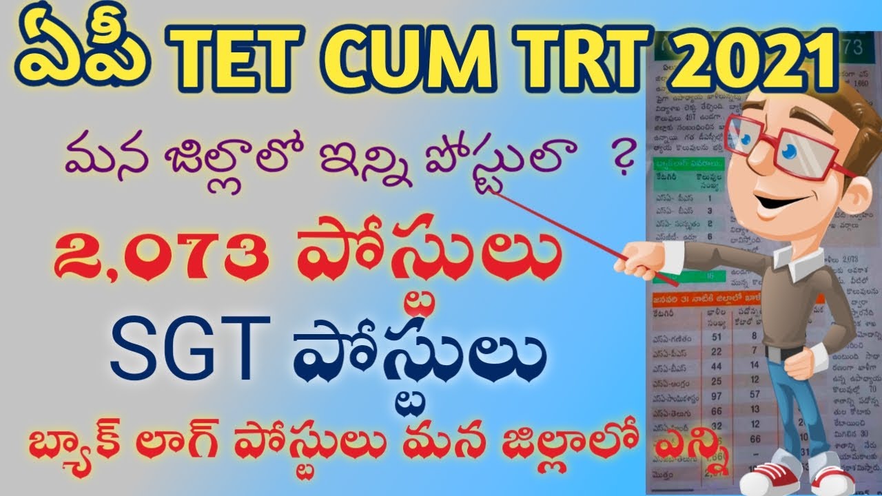 AP TET CUM TRT 2021! DISTRICT WISE VACANCIES ఇన్ని పోస్టులా ? 2,073 !Telugu all in one channel 9