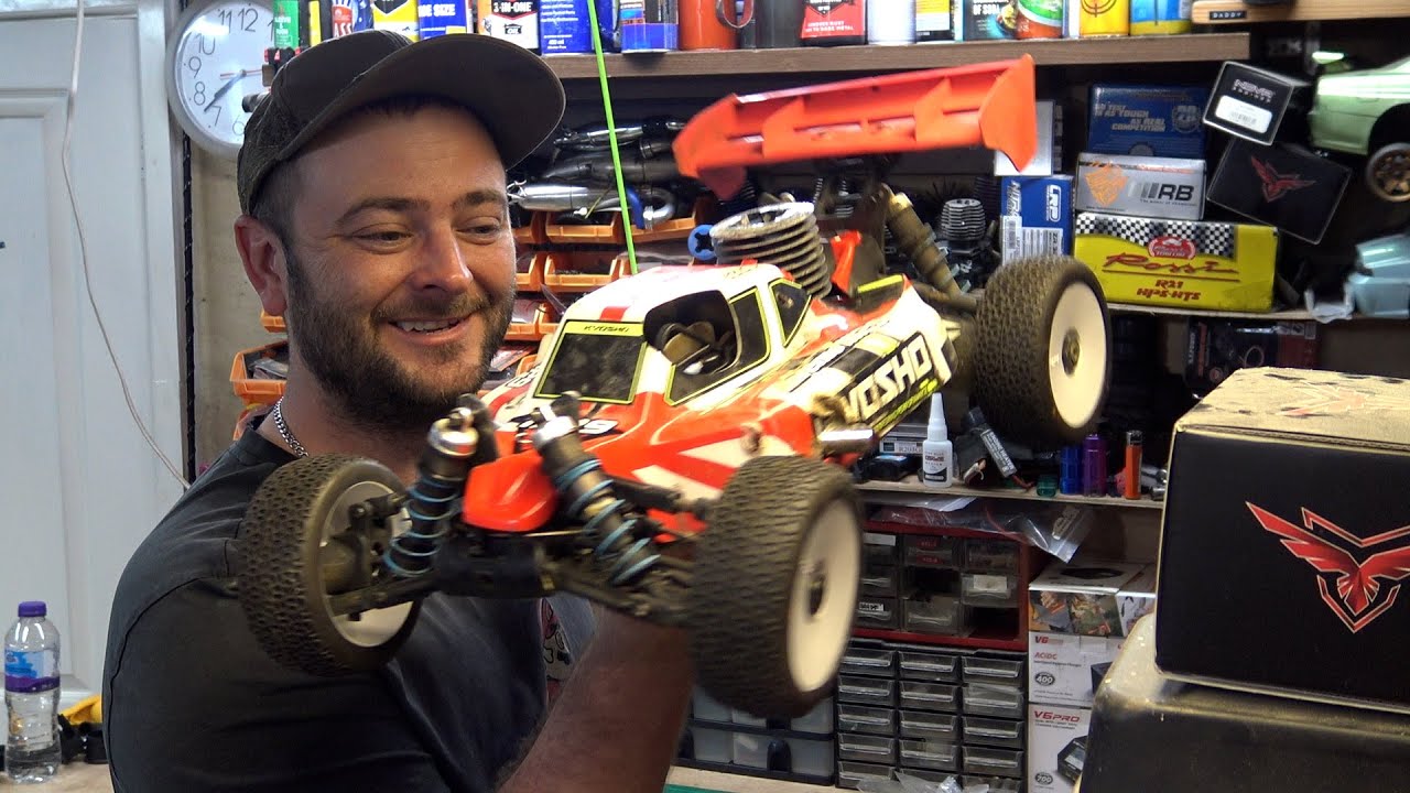 I Mend The Pull Start On My Kyosho MP9 NITRO RC Buggy!