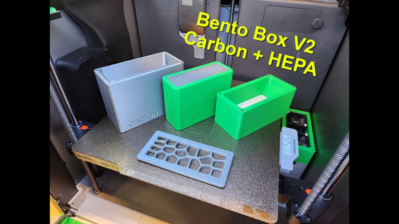 Bento Box V2 - Carbon and HEPA filtration - Bambu X1C