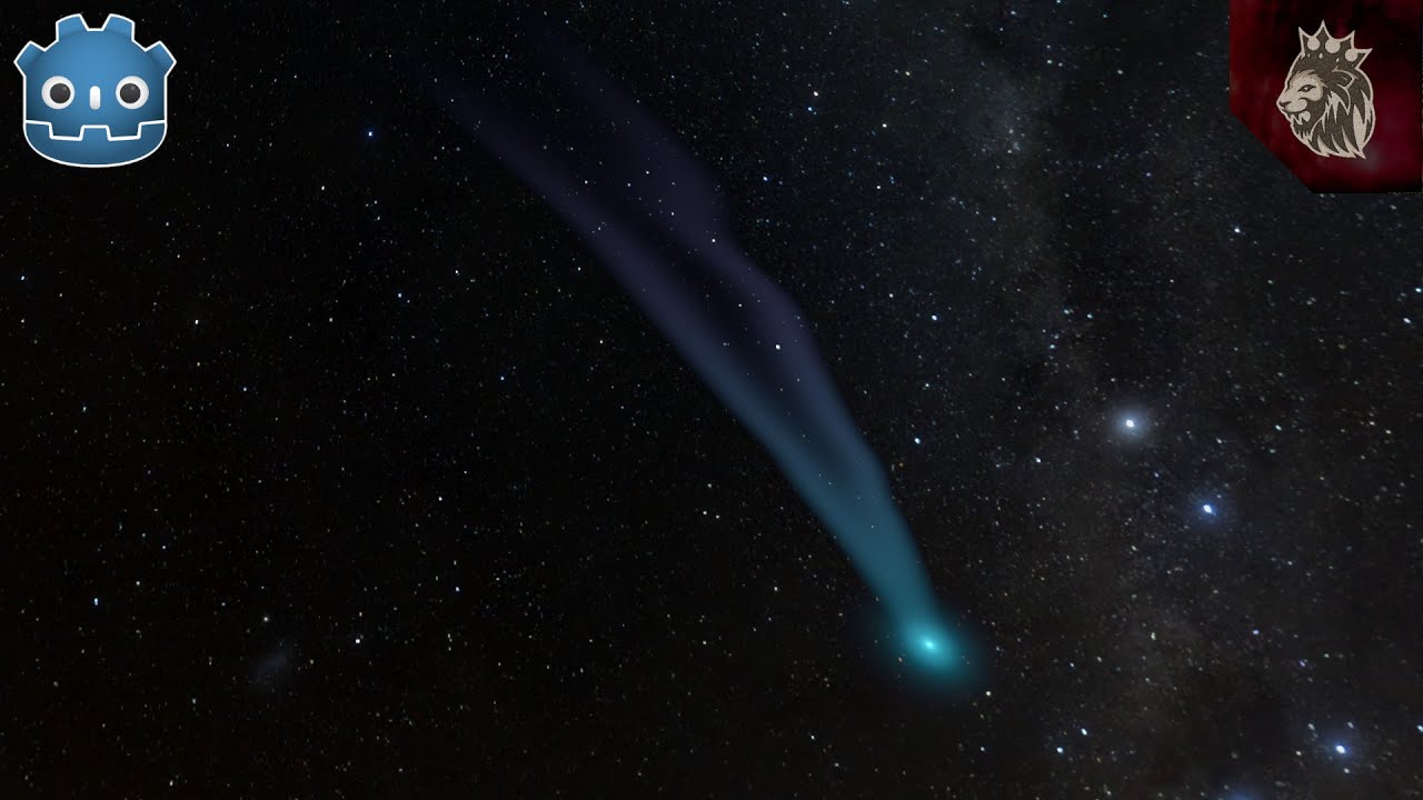 I Created a Comet Sky Shader in GODOT