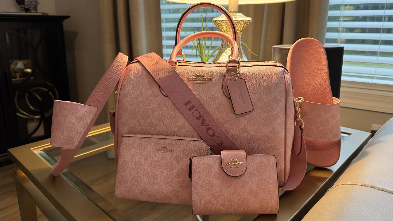 Coach Powder Pink unboxing!!💕💕