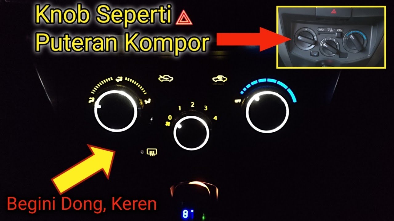 Sangat Mudah  !?  Ganti KNOB AC Nissan GRAND LIVINA - Jadi Makin Keren