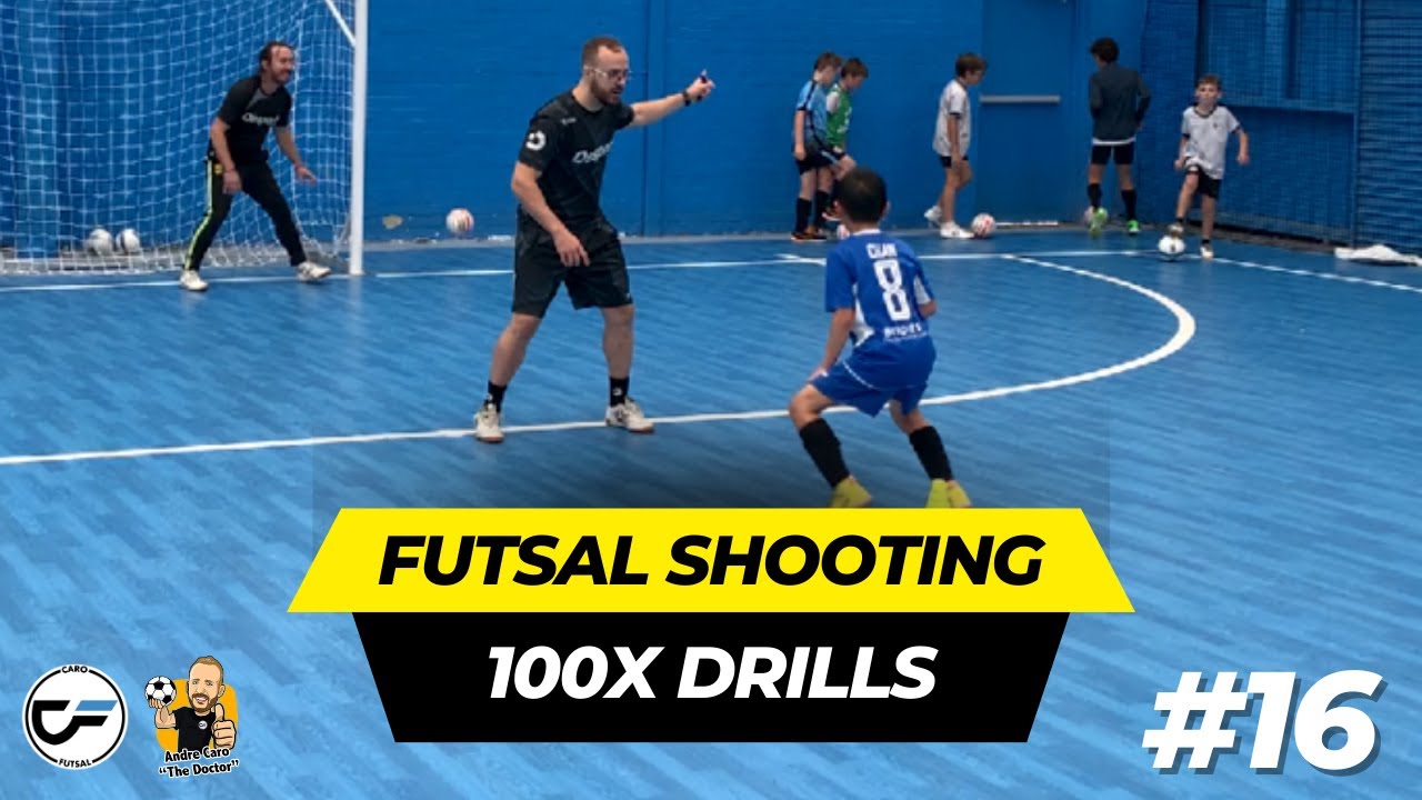 100x FUTSAL DRILLS | Futsal Shooting Drill #16 - CORNER SHOOTING