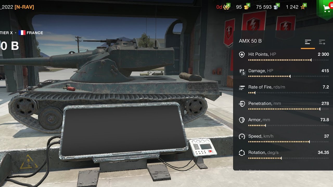 my ok games in the amx 50 b