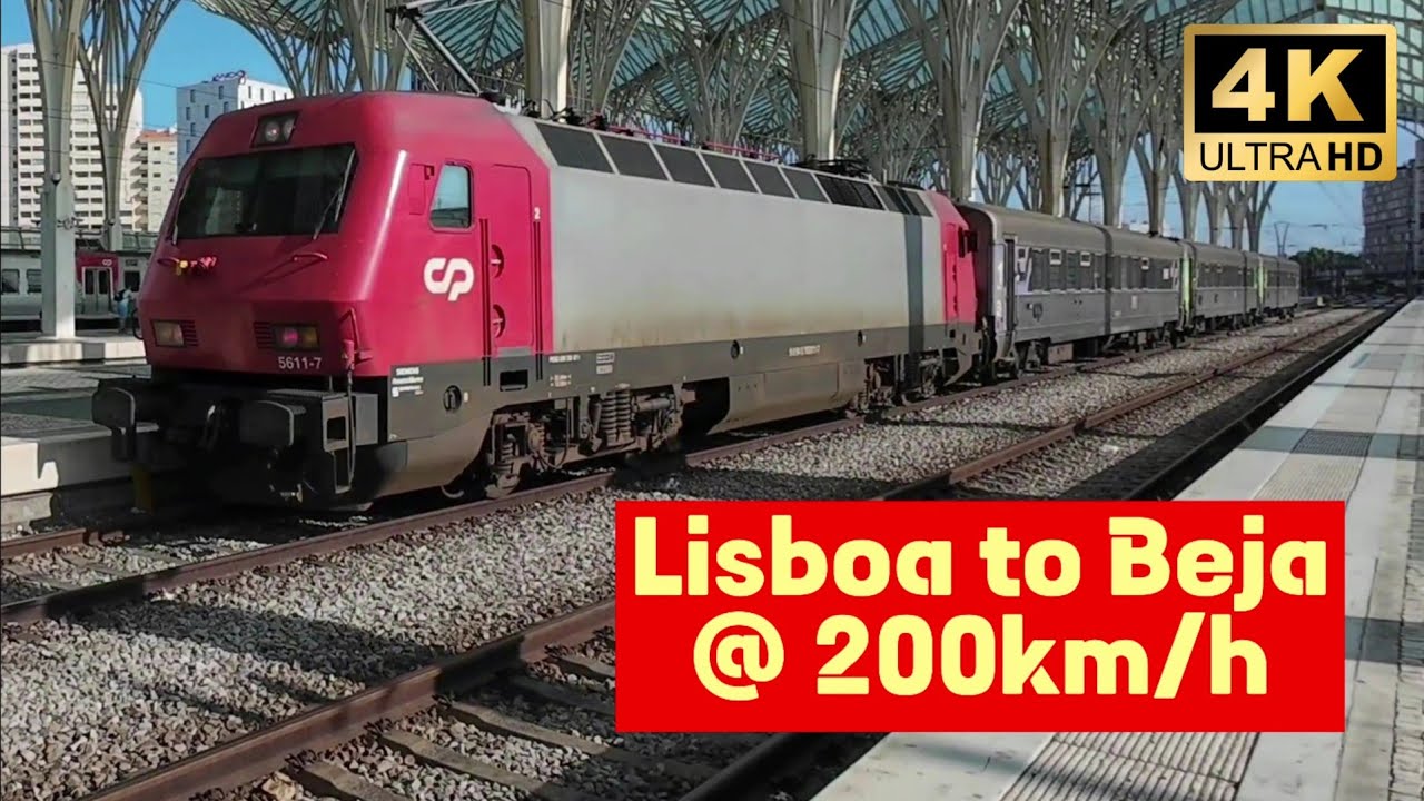 1st Class Intercity Train Adventure: LISBON to BEJA | A trip report (4K)