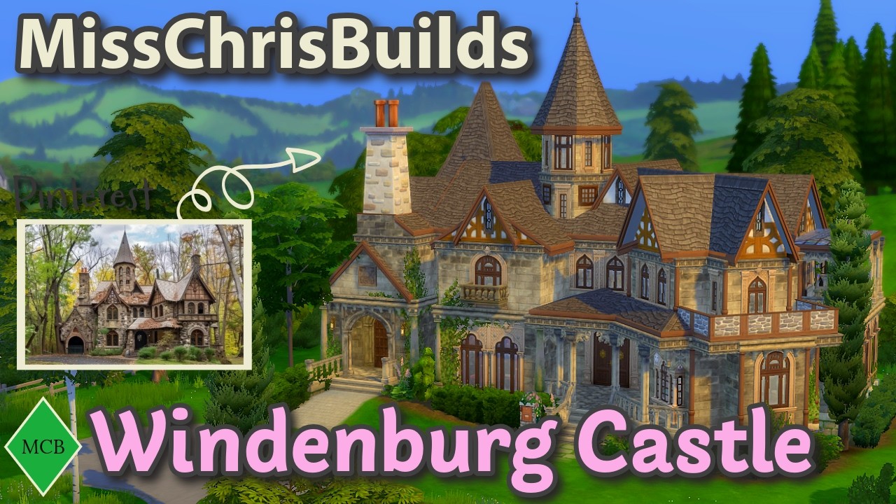 Windenburg Castle // The Sims 4 Speed Build