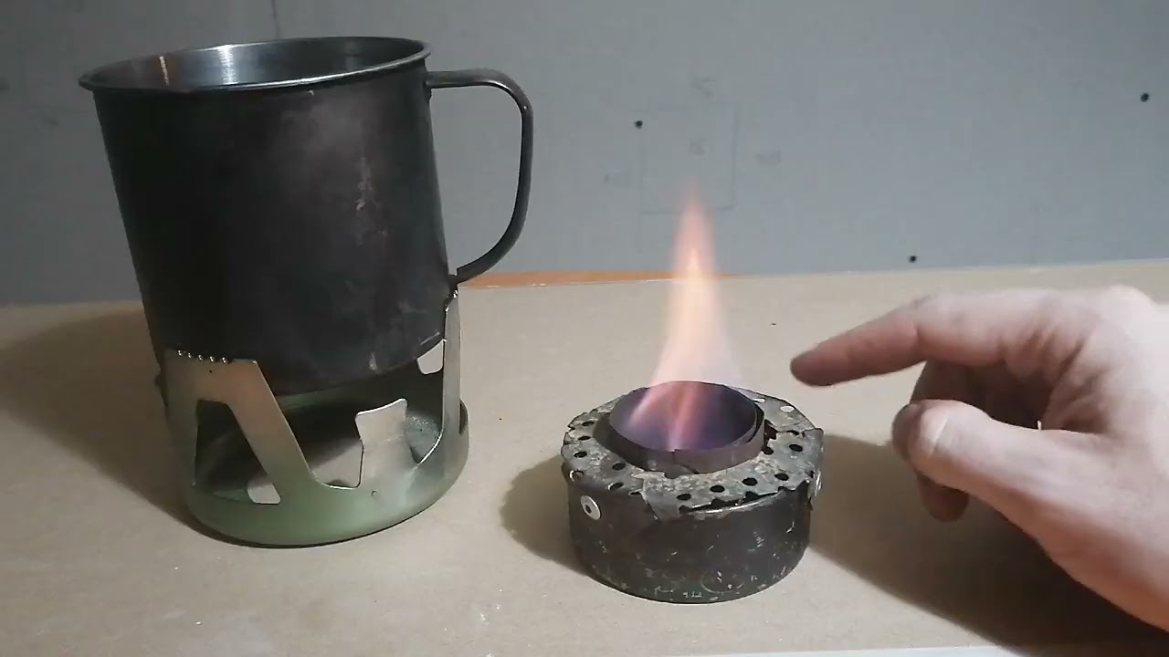Тест спиртовой горелки часть 1
