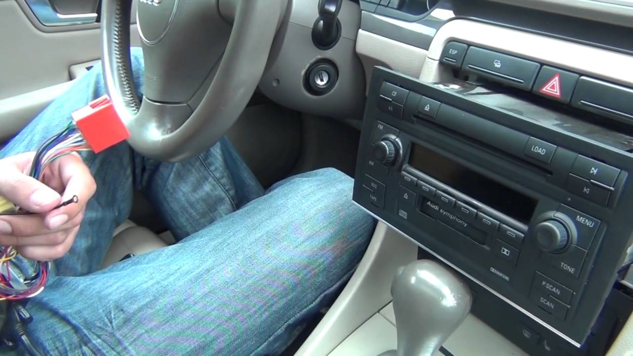 GTA Car Kits - Audi A4 2002-2005 install of iPhone, iPod and AUX adapter for Symphony stereo