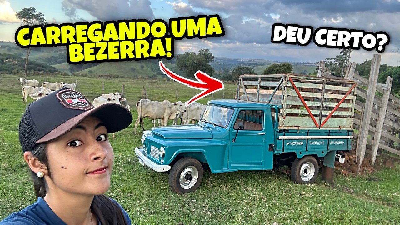 BUSCAMOS UMA BEZERRA COM A F-75 PEDACINHO DE CÉU !!! 🐄💙