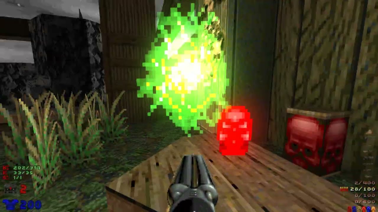 Doom II. Decrepit Sea. M31. GzDoom 4.14.2, UV difficulty. Part 2.